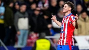 足球比分-无缝衔接，阿尔瓦雷斯是马竞队史第4位首赛季进球数达25个的球员